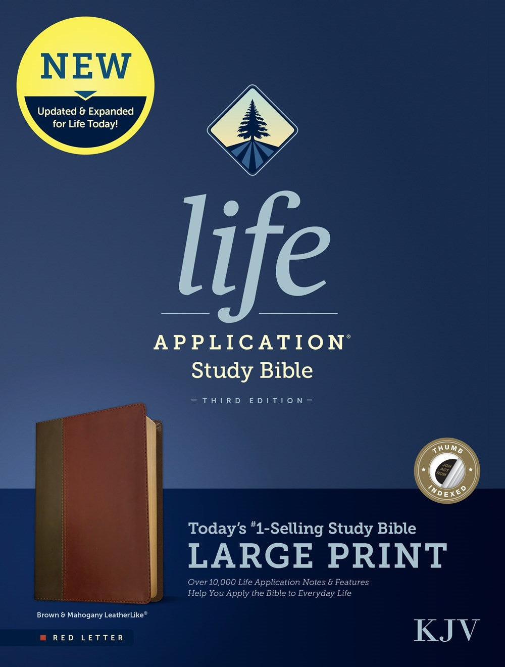 KJV Life Application Study Bible/Large Print (Third Edition)-RL