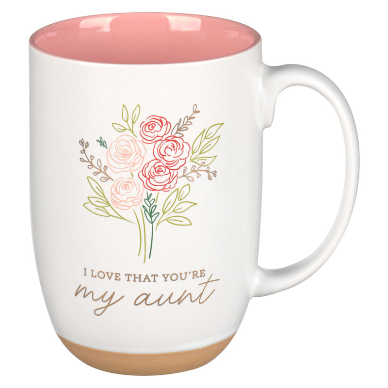 Mug Pink Love That You're My Aunt Prov. 31:25