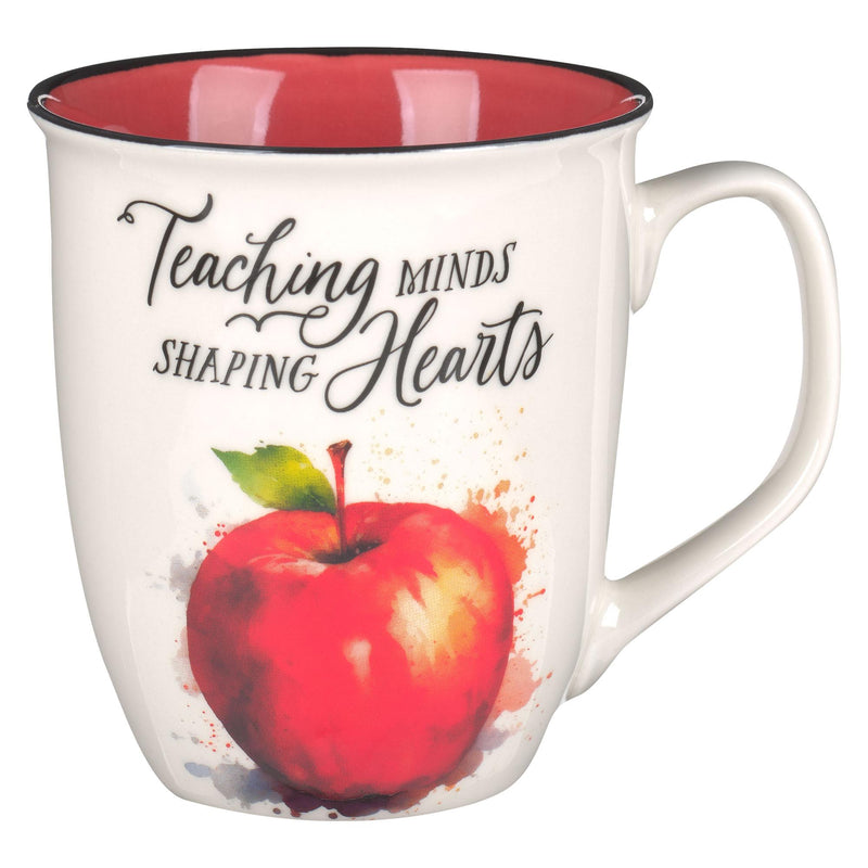 Mug Red Teaching Minds, Shaping Hearts Prov. 2:6