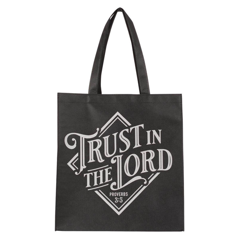 Trust in the Lord Prov. 3:5 Tote bag Black