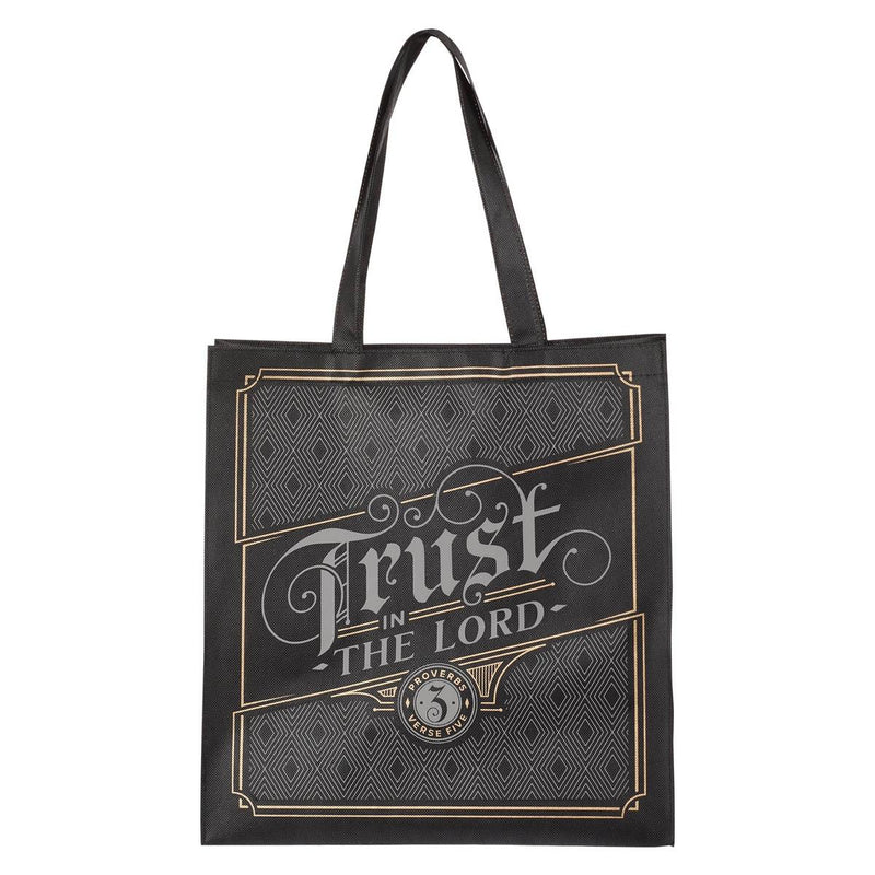 Trust in the Lord Prov. 3:5 Tote bag Black