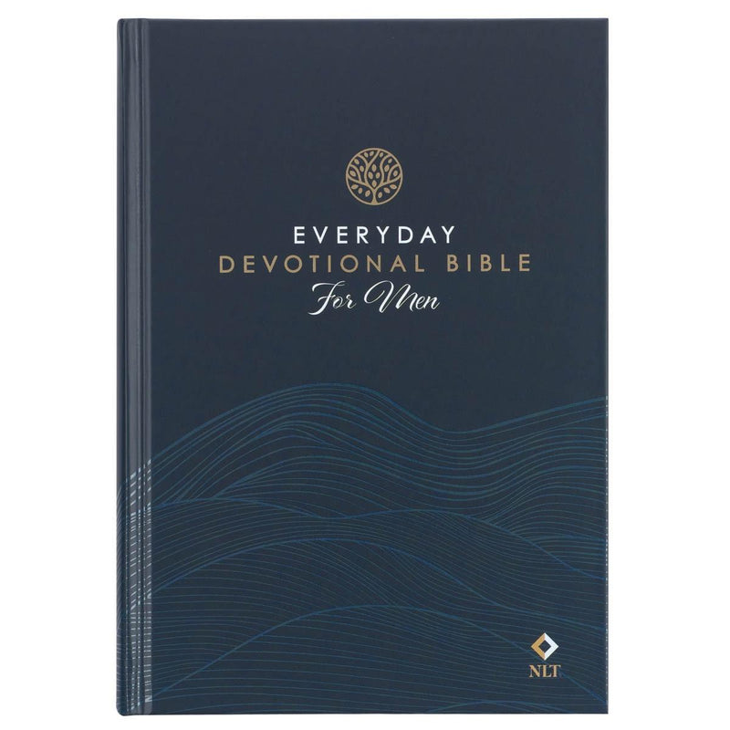 Everyday Bible for Men Navy Wave HC