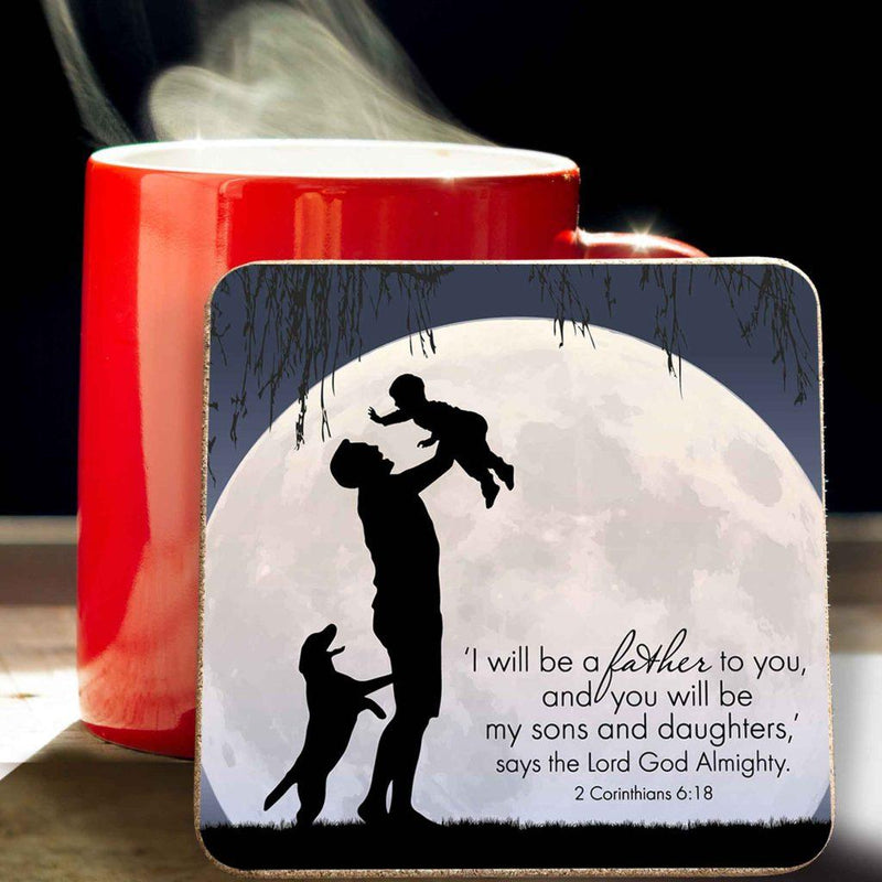 Father to you Christian Coaster