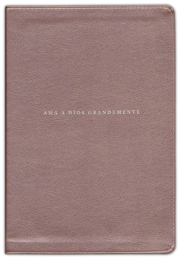 Span-NBLA Love God Greatly Bible (Biblia Ama a Dios Grandemente)-Pink Gold Leathersoft