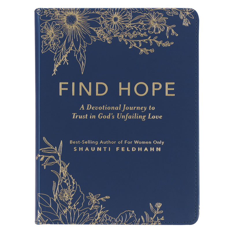 Find Hope Blue Faux Leather 