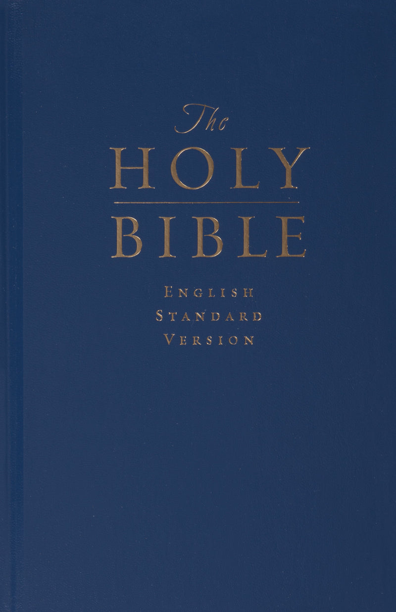 Esv Premium Pew And Worship Bible-Navy Blue Hardcover