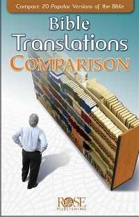 Bible Translations Comparison Pamphlet (Pack Of 5)