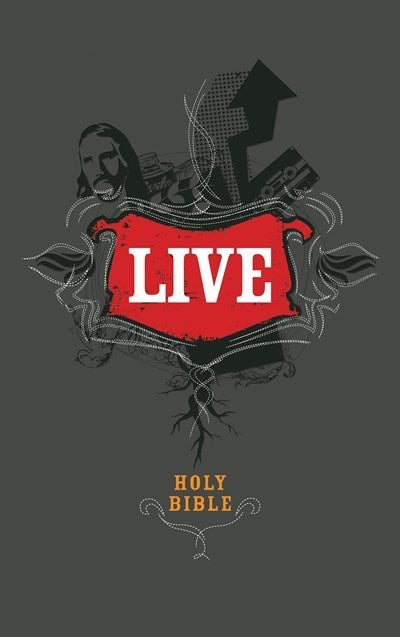 NLT Live Teen Bible-Charcoal Sketch TuTone