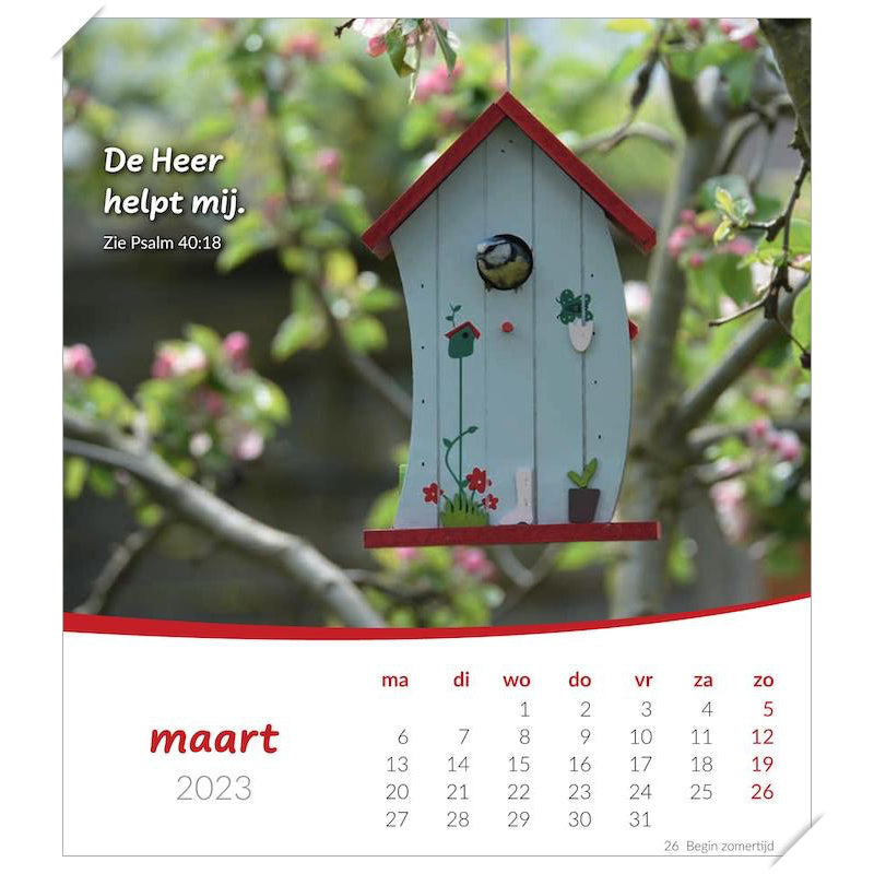 Kalender met Ansichtkaarten LEVEN, 2023 Bureau/wand kalender