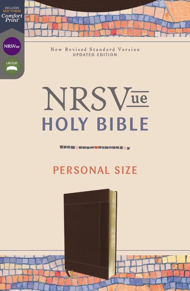 NRSV Updated Edition Holy Bible/Personal Size (Comfort Print)-Dark Brown Leathersoft