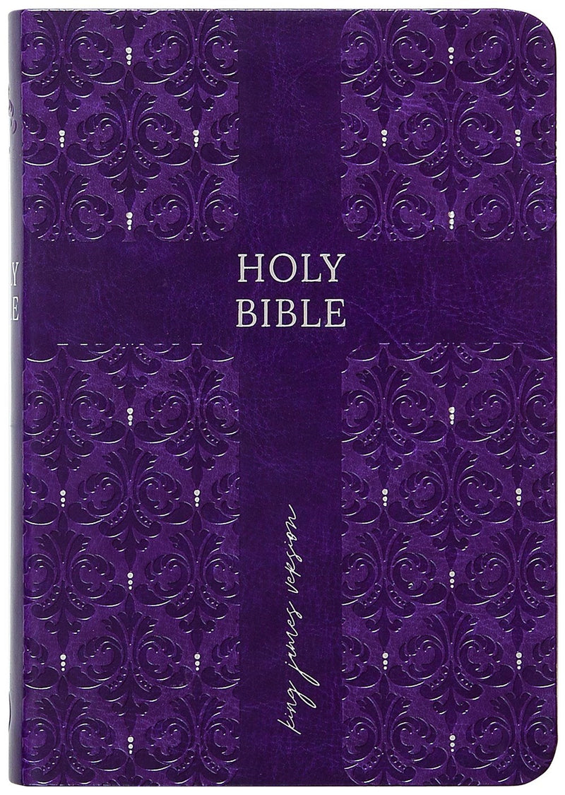 KJV Holy Bible/Compact-Amethyst Faux Leather