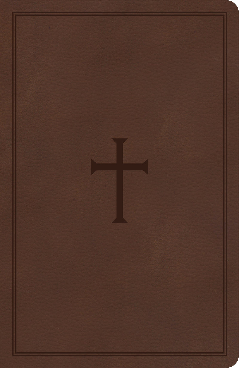 KJV Thinline Bible-Brown LeatherTouch