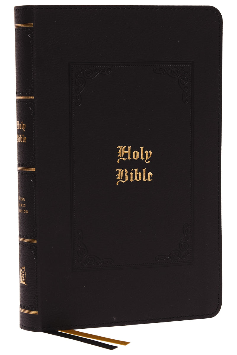 KJV Personal Size Large Print Reference Bible (Comfort Print)-Black Leathersoft Indexed