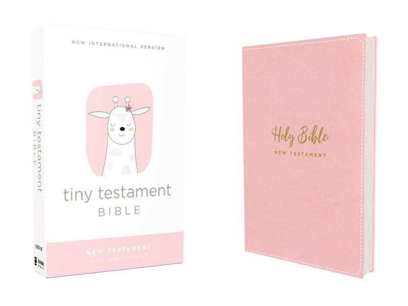 NIV Tiny New Testament Bible (Comfort Print)-Pink Leathersoft