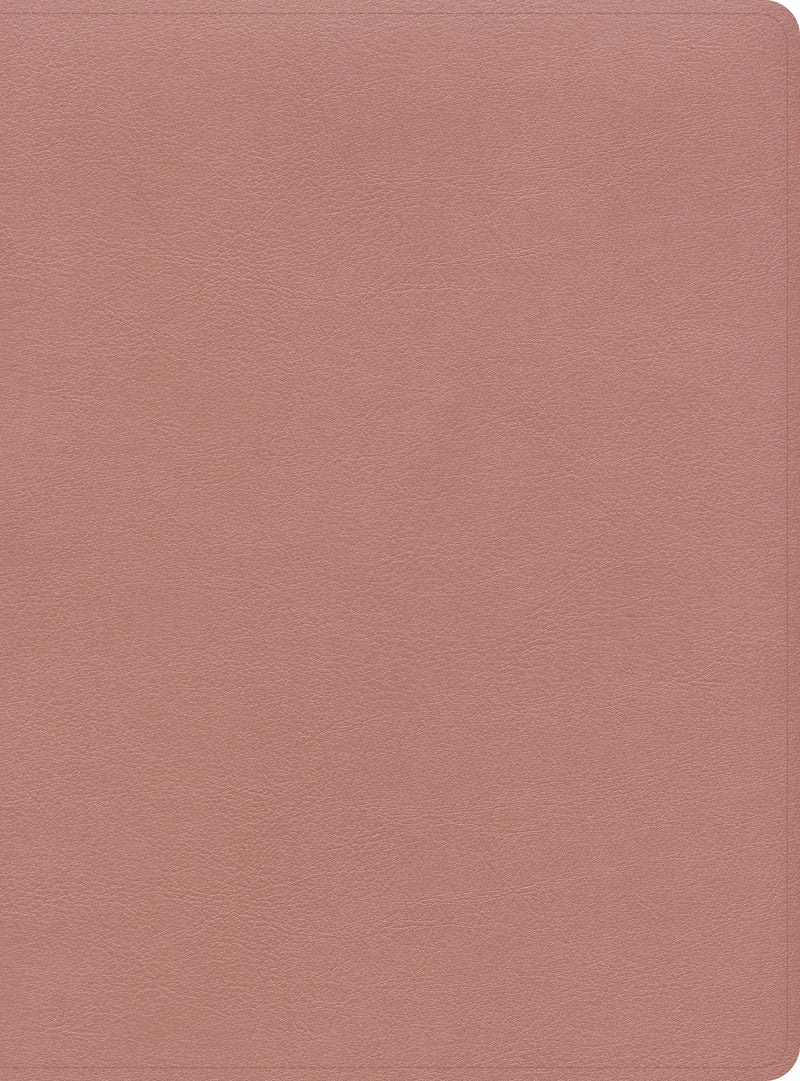 CSB Study Bible-Rose Gold LeatherTouch Indexed