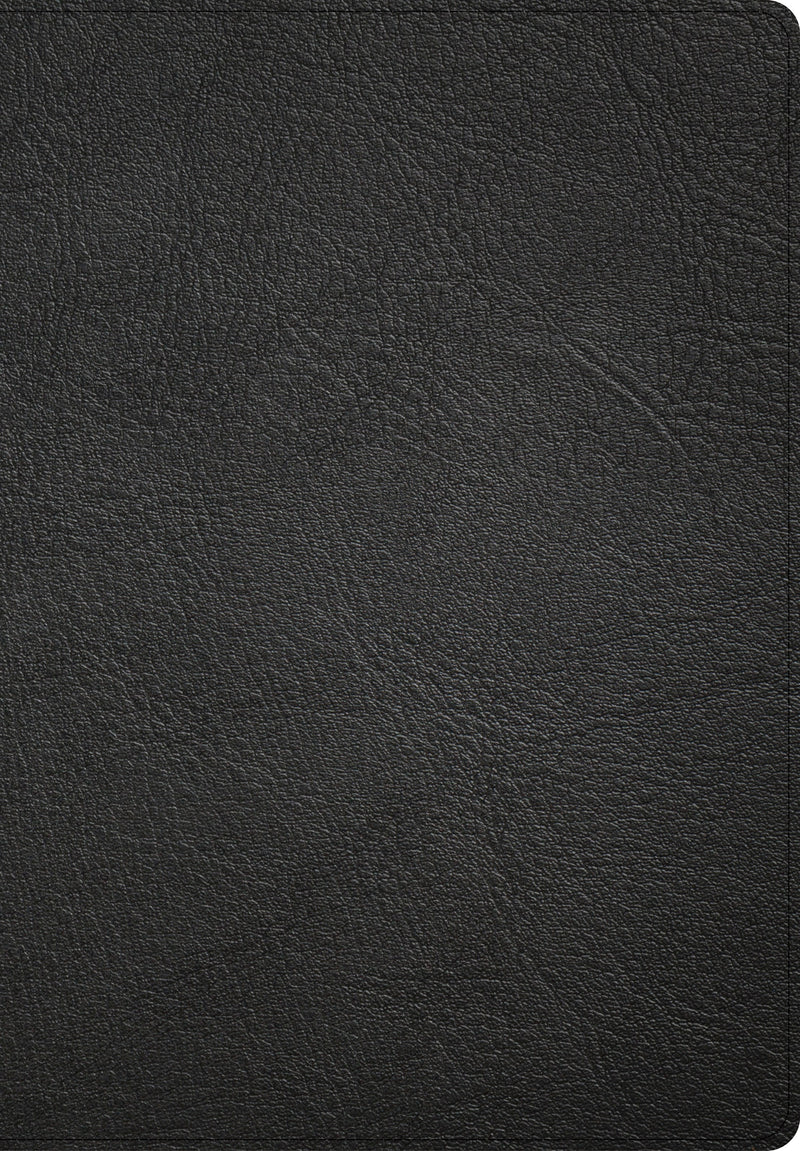 CSB Super Giant Print Reference Bible-Black Genuine Leather