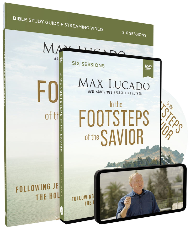 In The Footsteps Of The Savior Study Guide With DVD