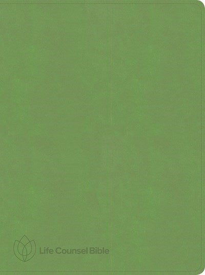 CSB Life Counsel Bible-Grass Green LeatherTouch