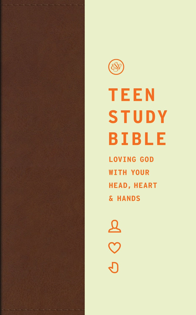 ESV Teen Study Bible-Burnt Sienna TruTone