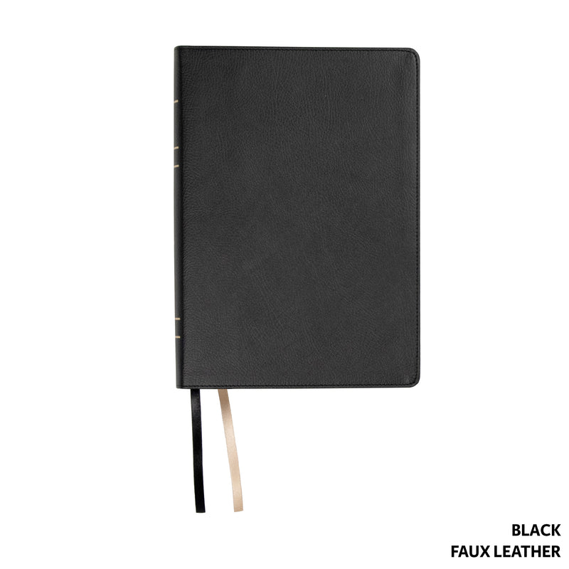 LSB Inside Column Reference  Paste-Down Black Faux Leather