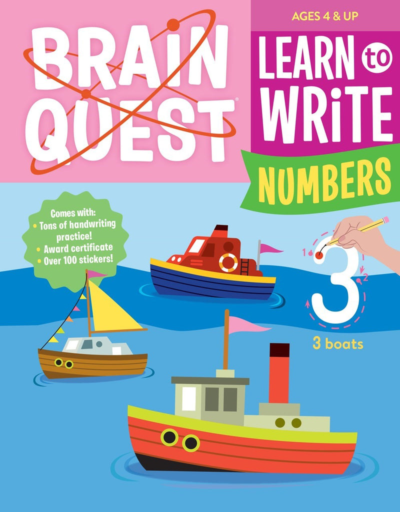 Brain Quest Learn To Write: Numbers