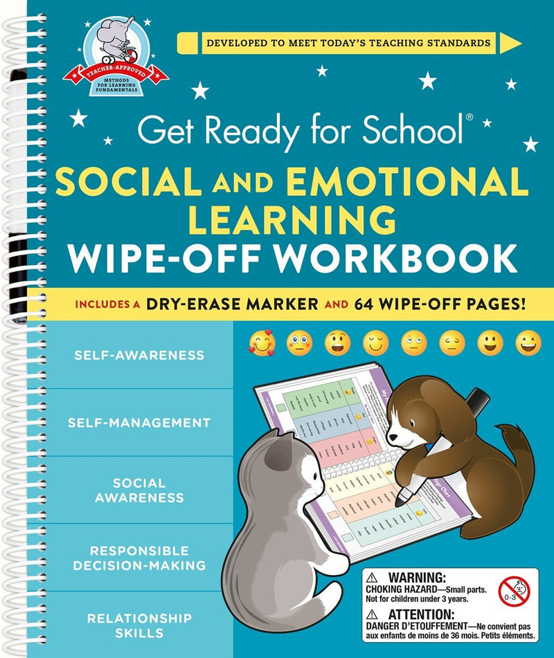 Get Ready For School: Social And Emotional Learning Wipe-Off Workbook