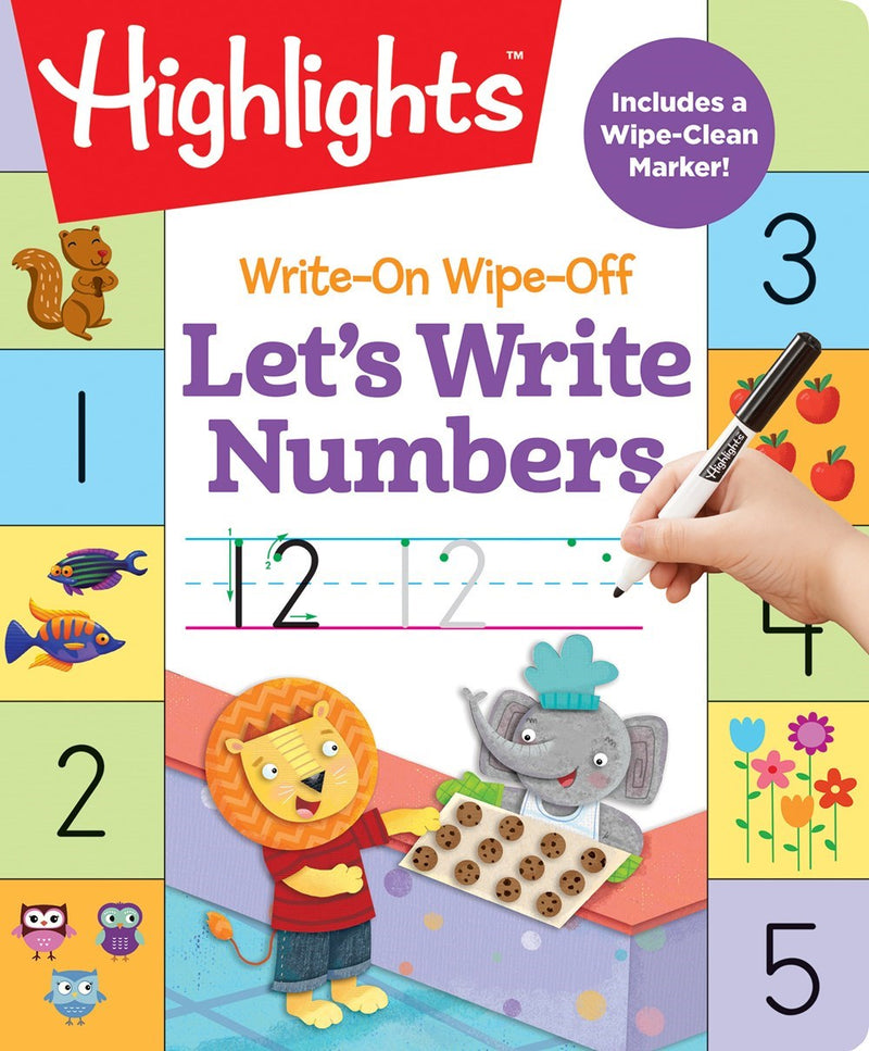 Wipe-On Wipe-Off Let's Write Numbers (Highlights)