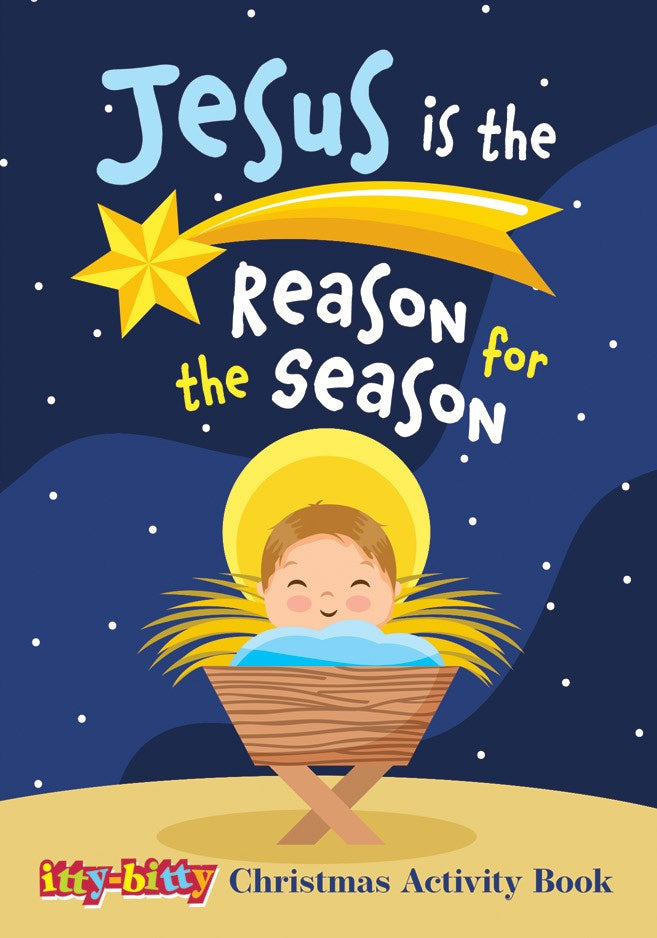 Itty-Bitty Jesus Is The Reason For The Season Christmas Activity Book (Pack Of 6)