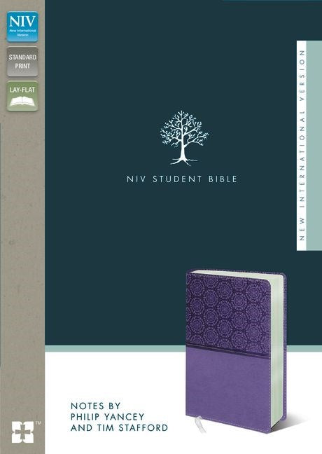 NIV Student Bible-Lavender Duo-Tone 