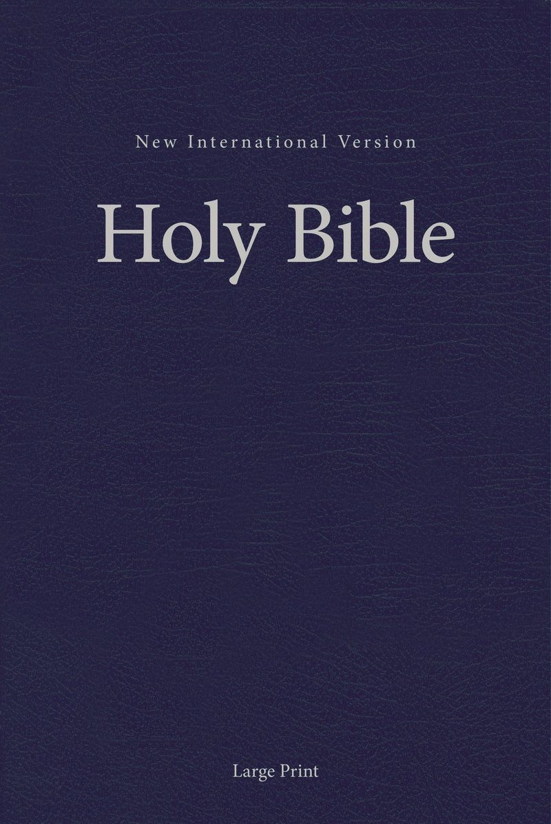 NIV Pew And Worship Bible/Large Print-Blue Hardcover 