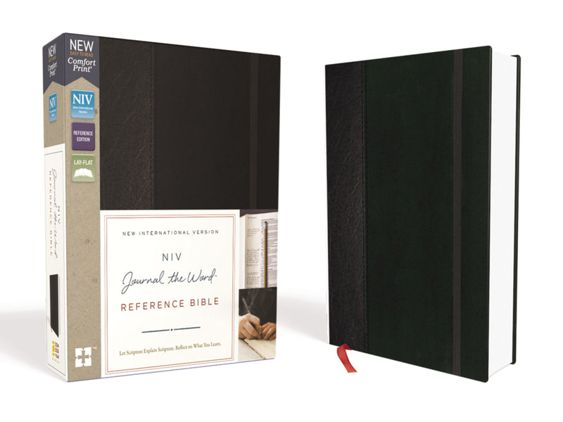 NIV Journal The Word Reference Bible-Black Hardcover 