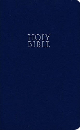 NIV Gift & Award Bible (Comfort Print)-Blue Leather-Look