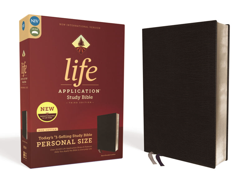 NIV Life Application Study Bible/Personal Size (Third Edition)-Black Bonded Leather