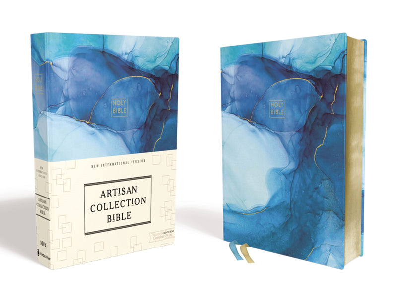 NIV Artisan Collection Bible (Comfort Print)-Blue Cloth Over Board