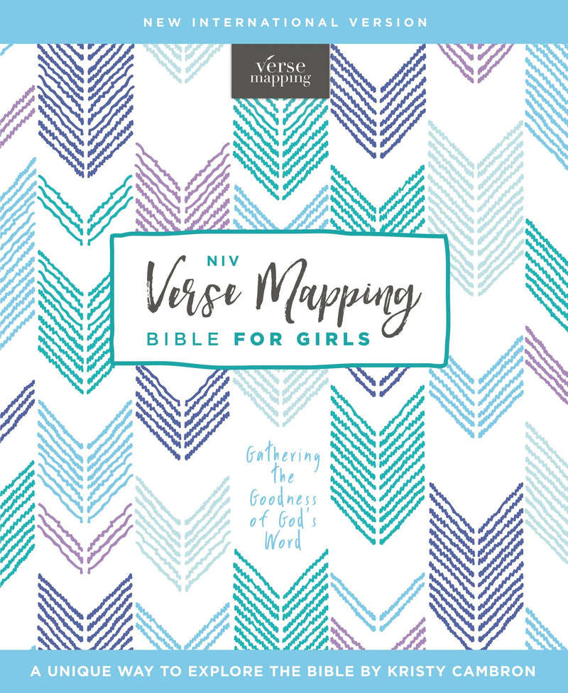 NIV Verse Mapping Bible For Girls (Comfort Print)-Hardcover