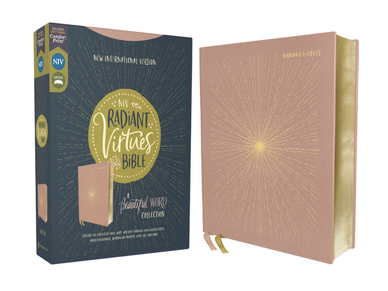 NIV Radiant Virtues Bible: A Beautiful Word Collection (Comfort Print)-Pink Cloth Over Board