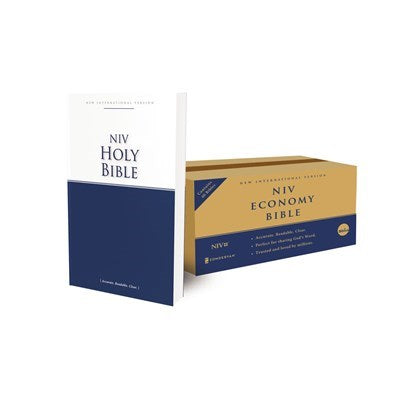 NIV Holy Bible  Economy Bible (Case Of 40)-Softcover