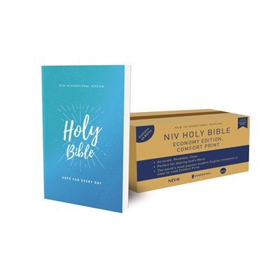 NIV Holy Bible  Economy Edition (Comfort Print) (Case Of 40)-Softcover