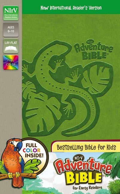 NIrV Adventure Bible For Early Readers (Full Color)-Green DuoTone