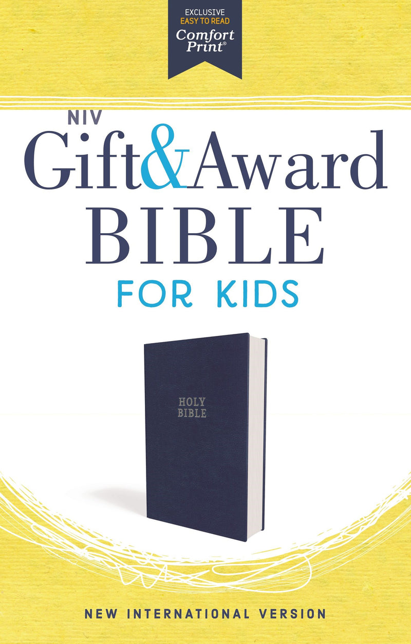 NIV Gift & Award Bible For Kids (Comfort Print)-Blue Flexcover