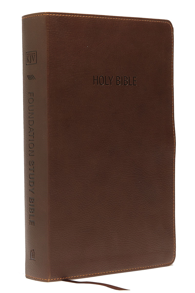 KJV Foundation Study Bible-Earth Brown LeatherSoft