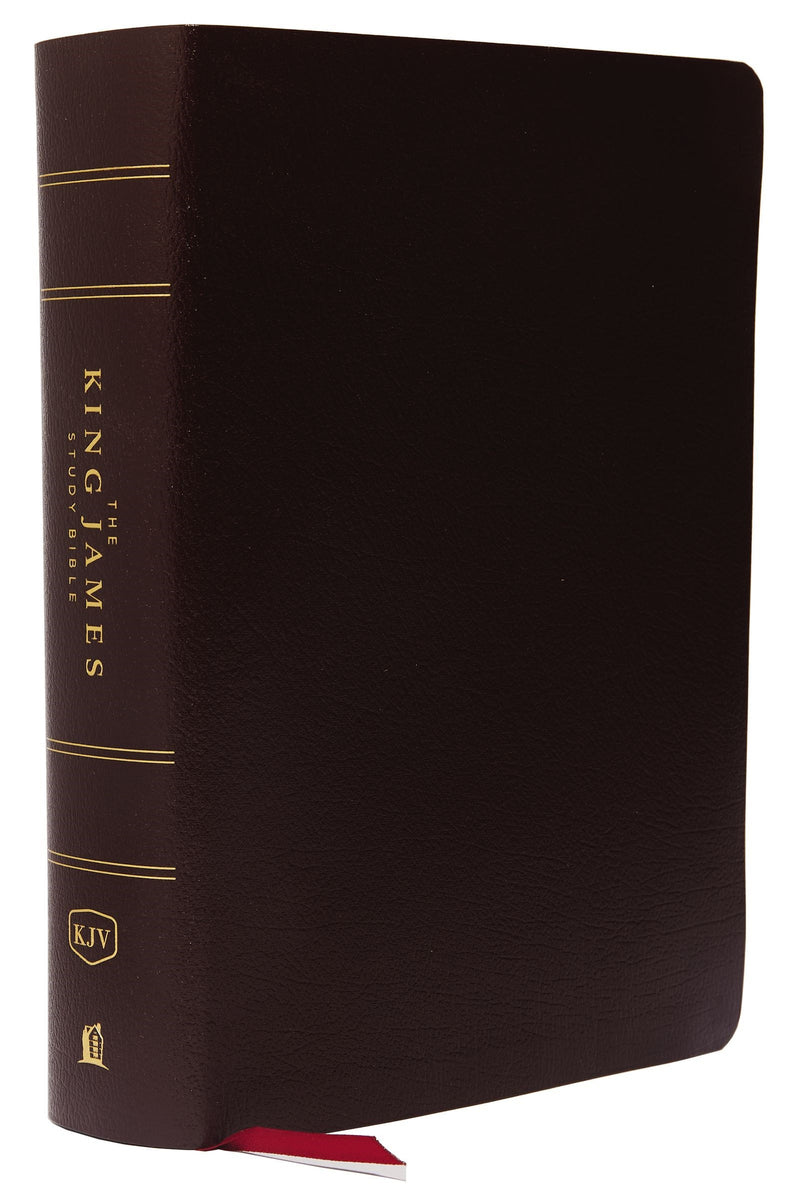 KJV Study Bible (Full-Color)-Burgundy Bonded Leather Indexed