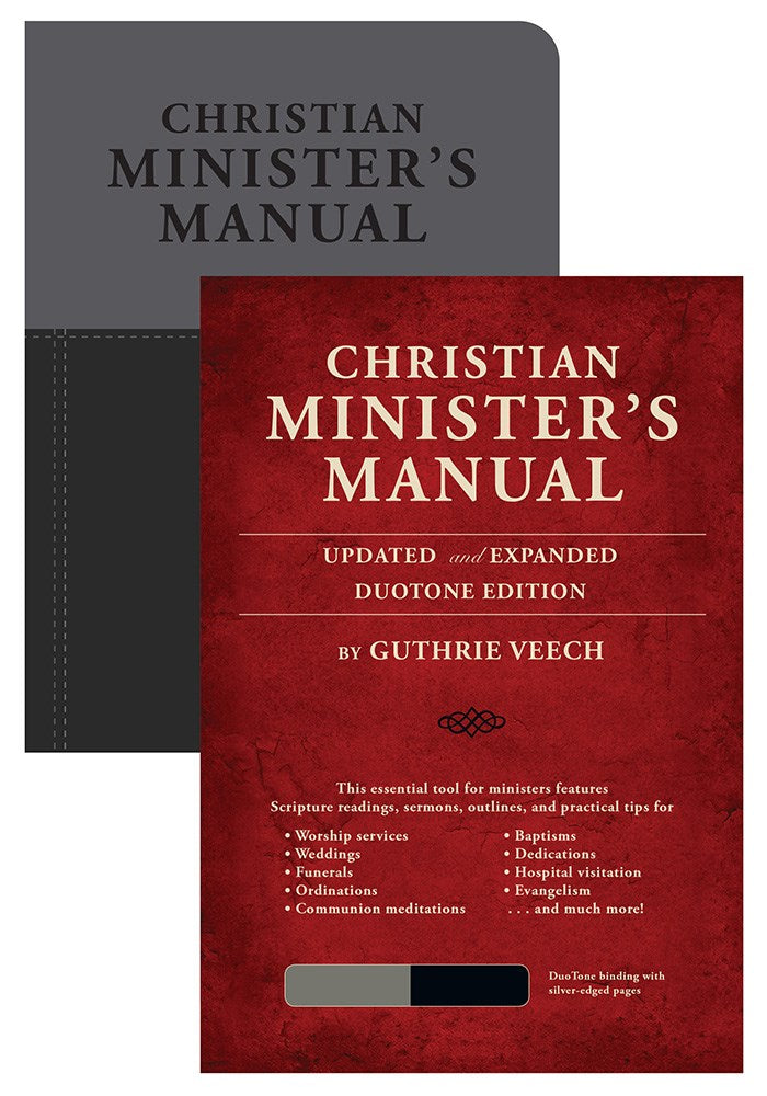 Christian Minister's Manual (Updated & Expanded)-Black/Grey DuoTone