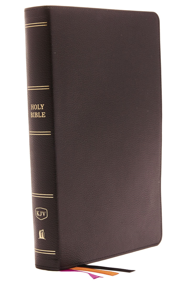 KJV Minister's Bible (Comfort Print)-Black Genuine Leather 