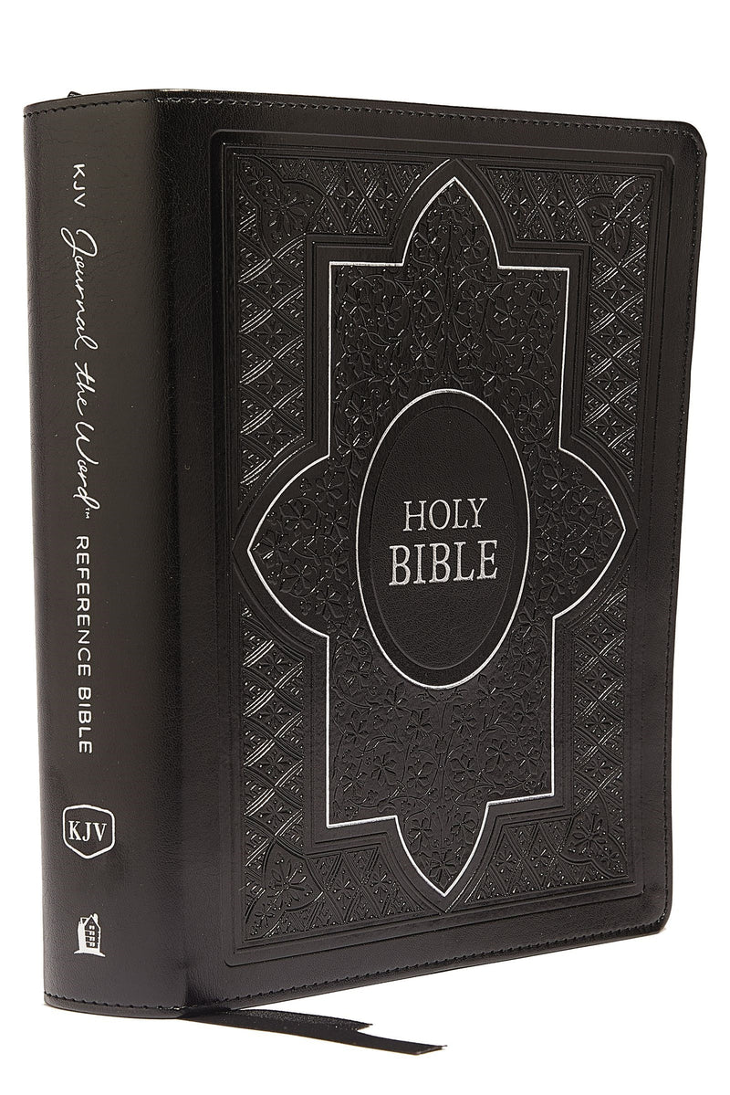 KJV Journal The Word Reference Bible (Comfort Print)-Black Leathersoft 