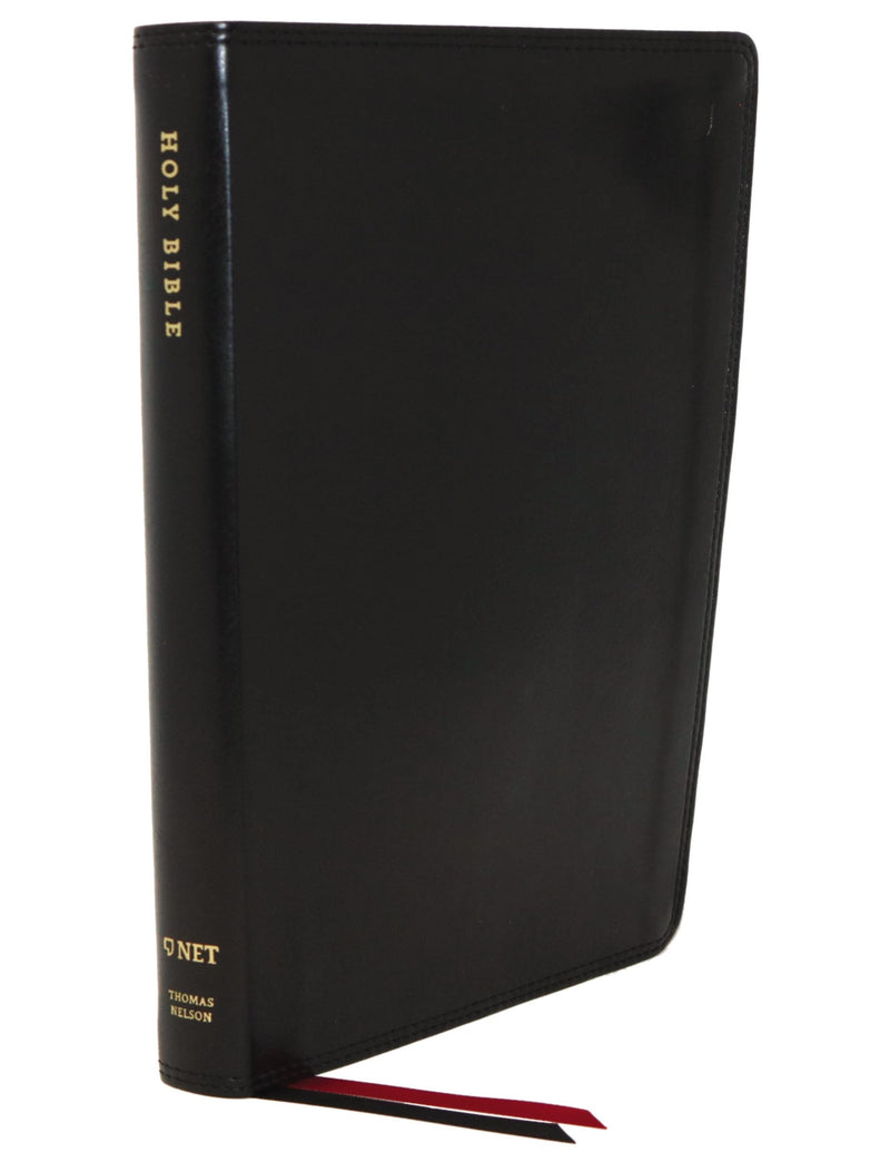 NET Thinline Bible (Comfort Print)-Black Leathersoft 