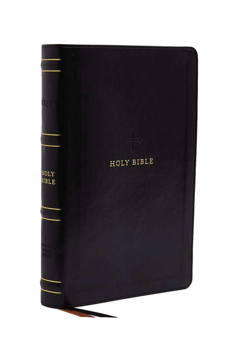 NRSV Catholic Bible/Personal Size (Comfort Print)-Black Leathersoft