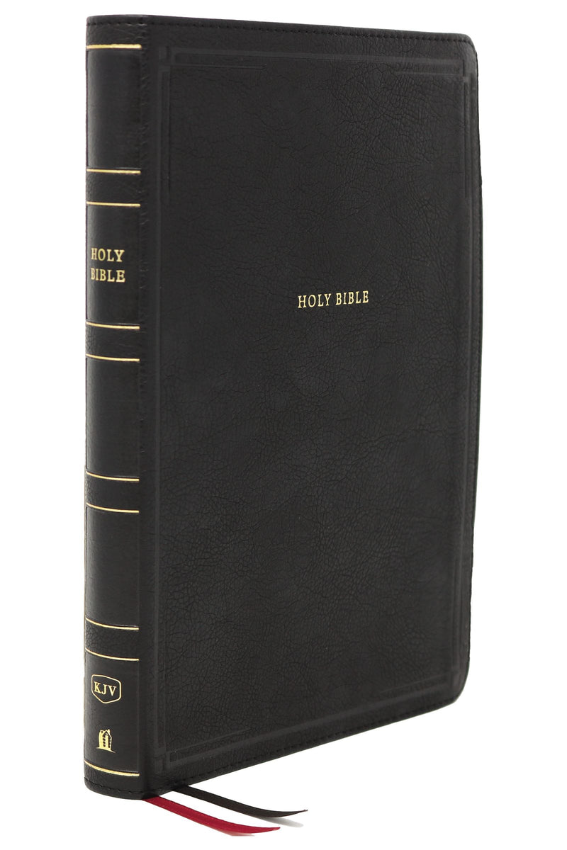 KJV Thinline Bible/Giant Print (Comfort Print)-Black Leathersoft