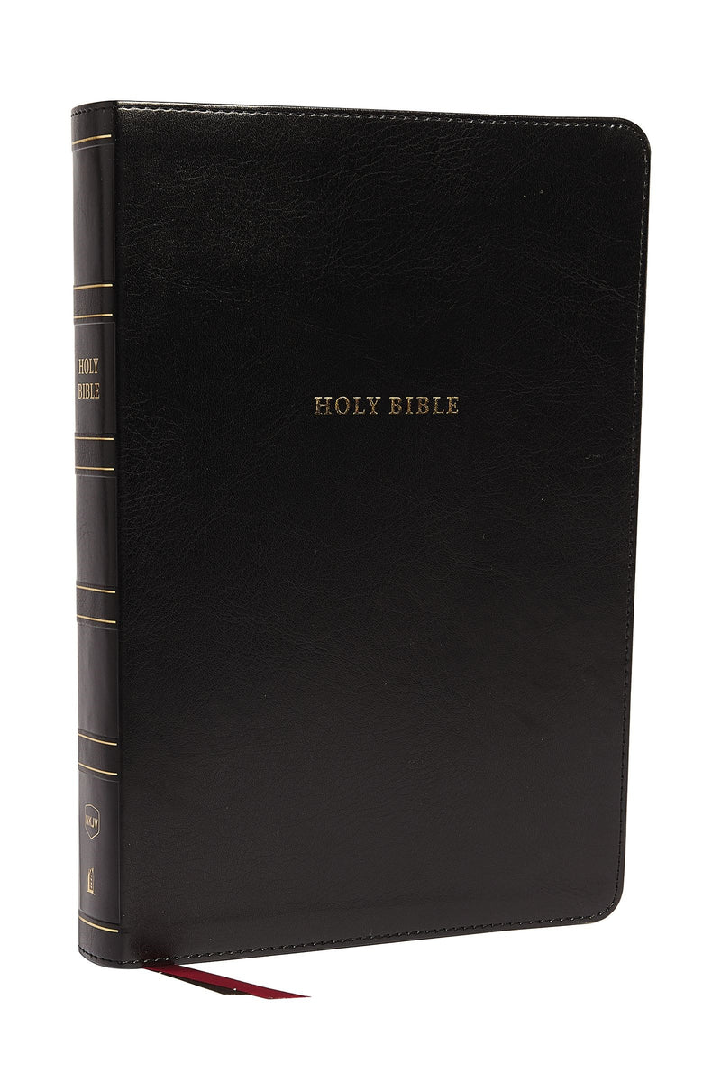 NKJV Super Giant Print Reference Bible (Comfort Print)-Black Leathersoft