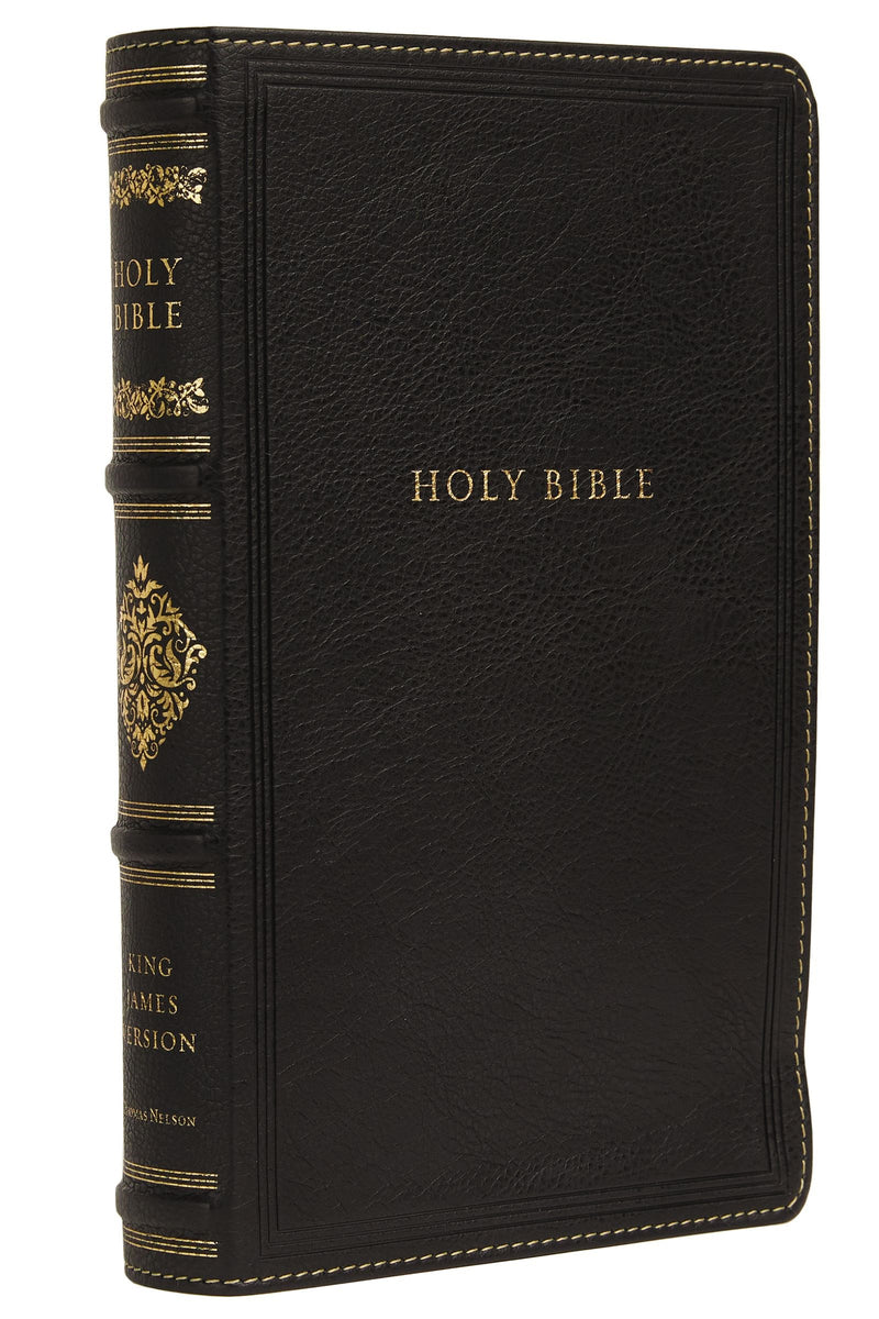 KJV Personal Size Reference Bible  Sovereign Collection (Comfort Print)-Black Leathersoft